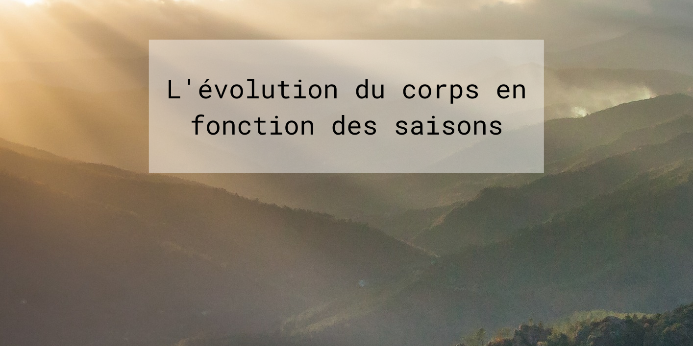 L'évolution du corps en fonction des saisons